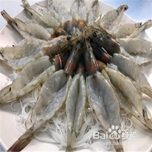 开背虾蒸粉丝的做法