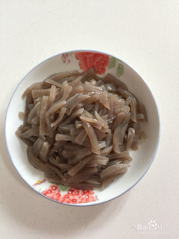 魔芋干的做法