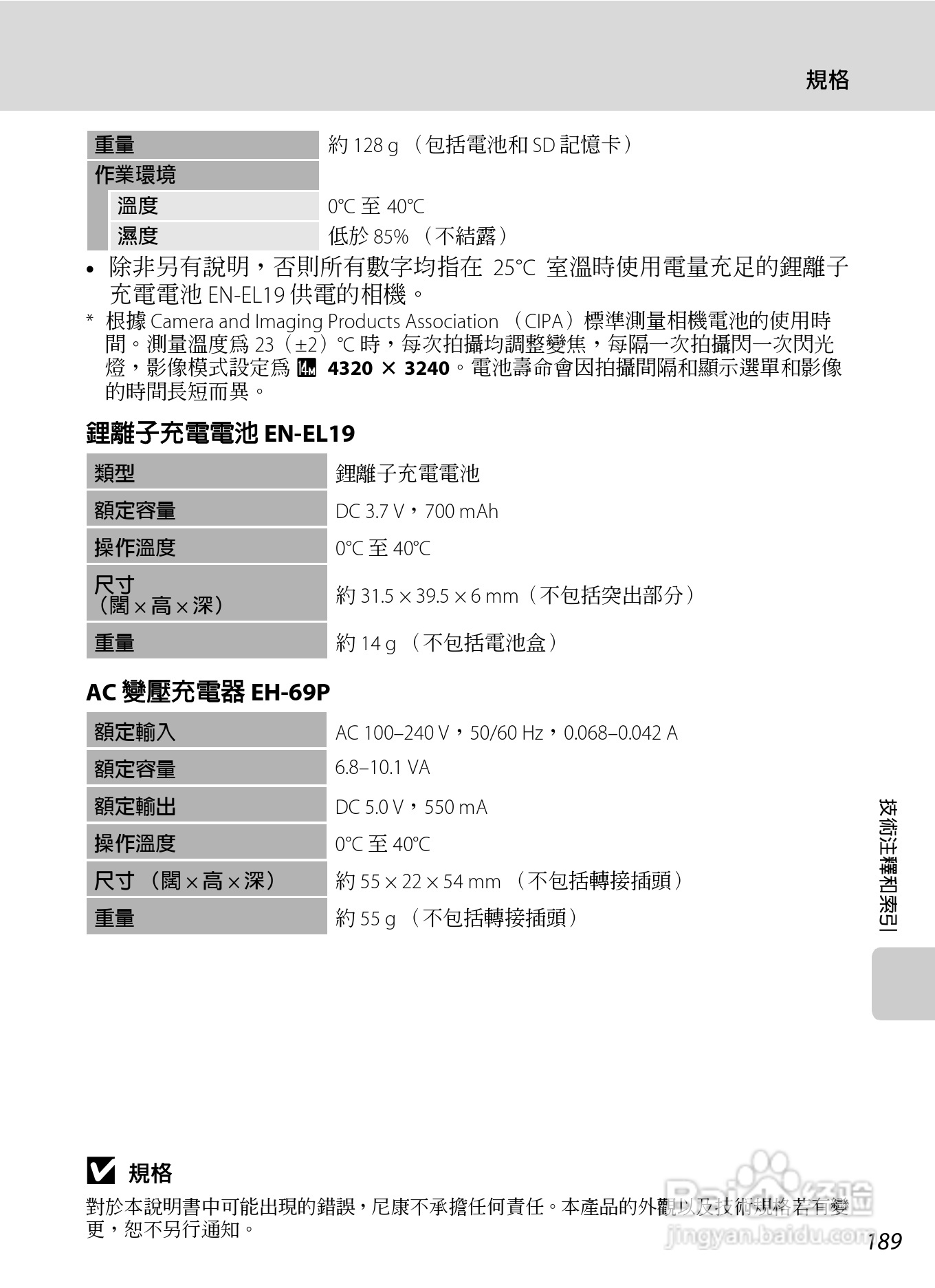尼康COOLPIX S4150数码相机使用说明书:[20]