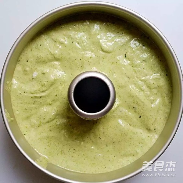 木糖醇菠菜戚风蛋糕