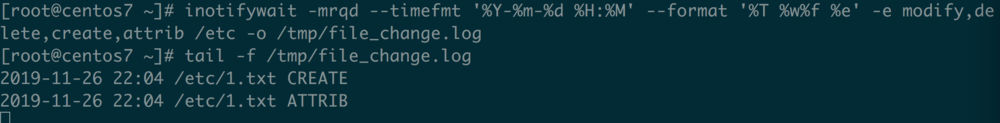 在Linux系统中使用inotifywait监控文件变动