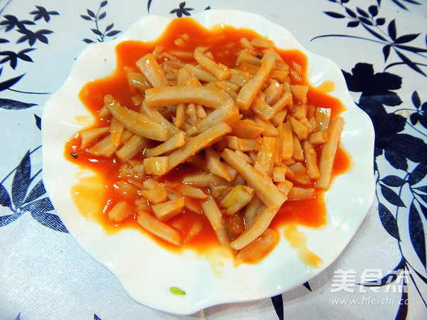 茄汁藕条的做法