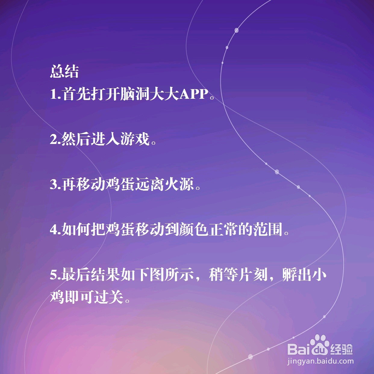 脑洞大大大：孵出小鸡，怎么过关？