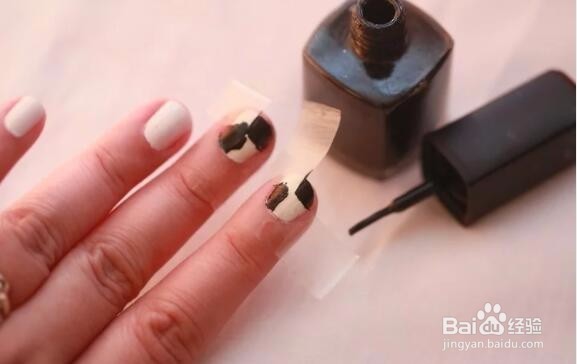 如何做漂亮的拼图美甲