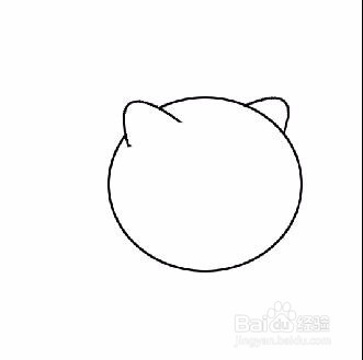 Q版简笔画：可爱小老虎