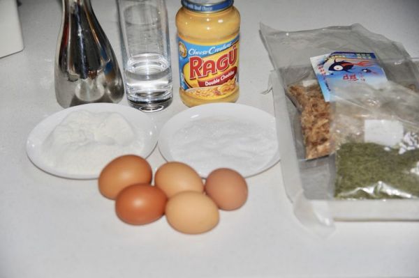 海苔木鱼花蛋糕卷