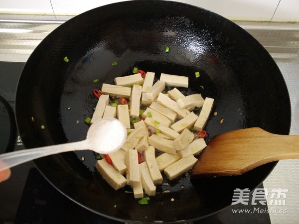 娃娃菜炒豆腐