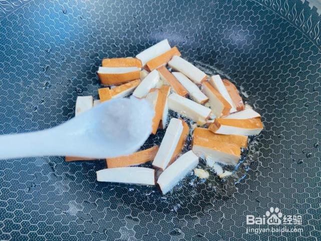 韭菜炒香干的做法