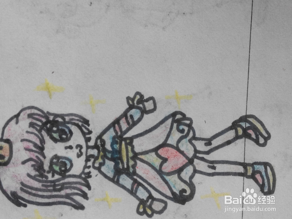 简笔画动漫人物七