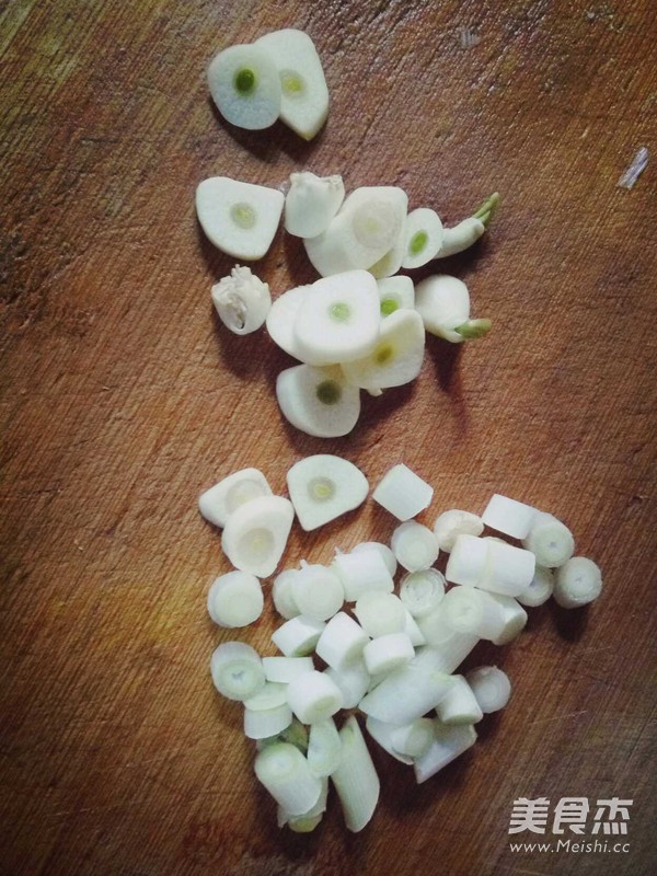 素炒花菜的做法