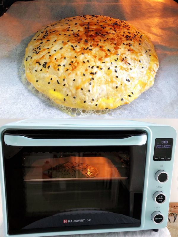 芝士爆浆紫薯酥