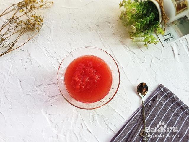 家庭自制西瓜沙冰