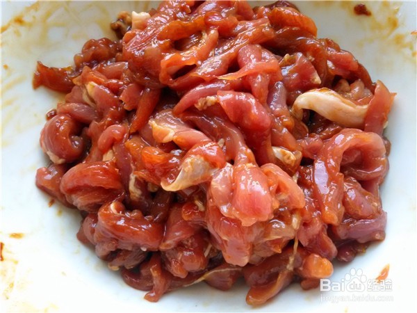 酱爆肉丝的做法