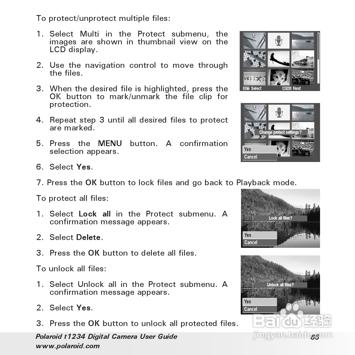 宝丽来Polaroid t1234数码相机使用说明书:[7]
