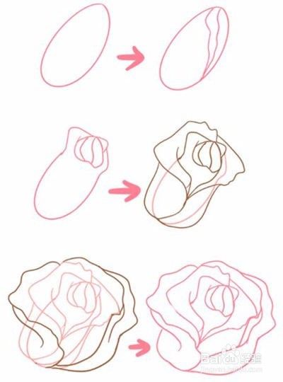 美甲的玫瑰花怎么画美甲玫瑰花简单画法教学 百度经验