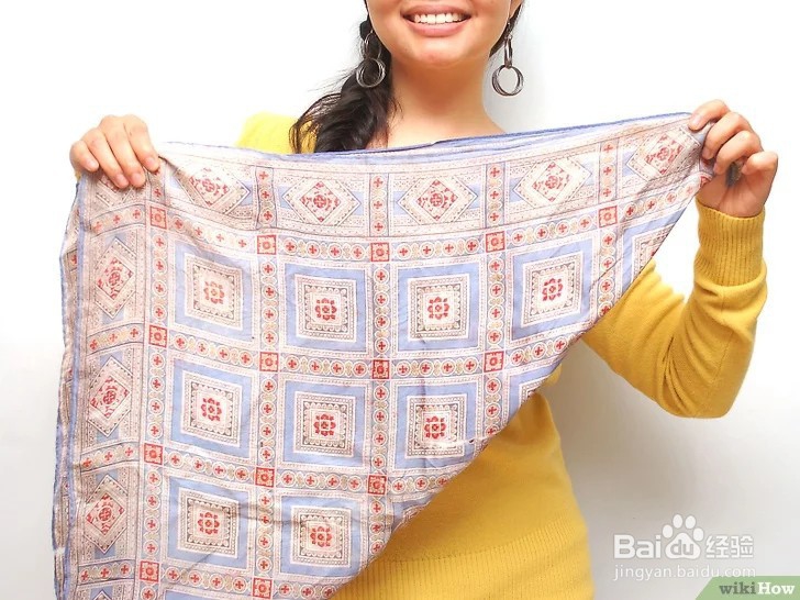 围巾打结的方法