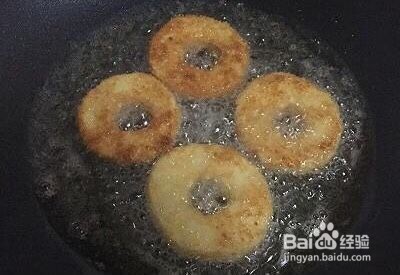 苹果甜甜圈的做法,做给小孩吃
