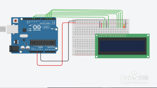 Arduino驱动LCD1602在TinkerCAD上的仿真
