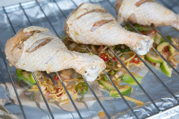 泰式柠檬烤鸡腿