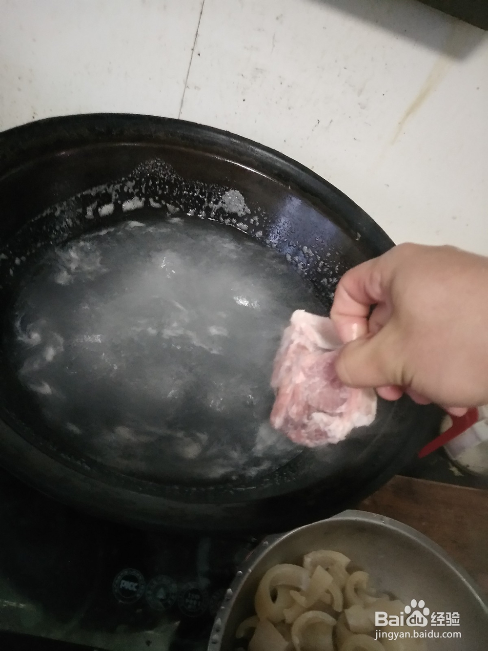 回锅肉切丁方式