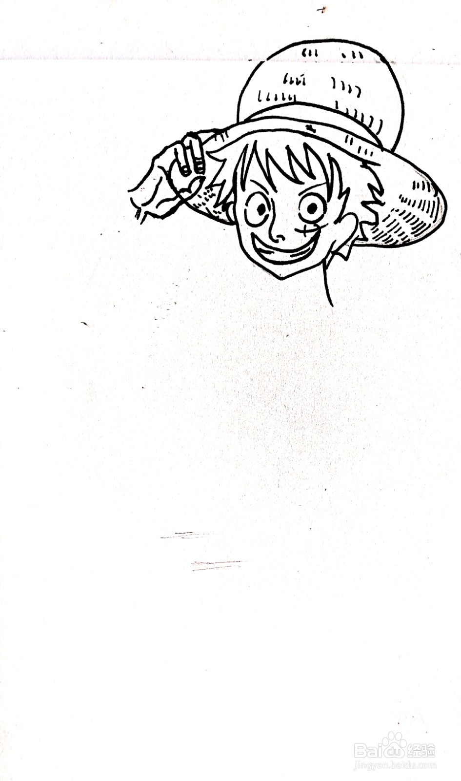 《航海王》系列之路飞简笔画