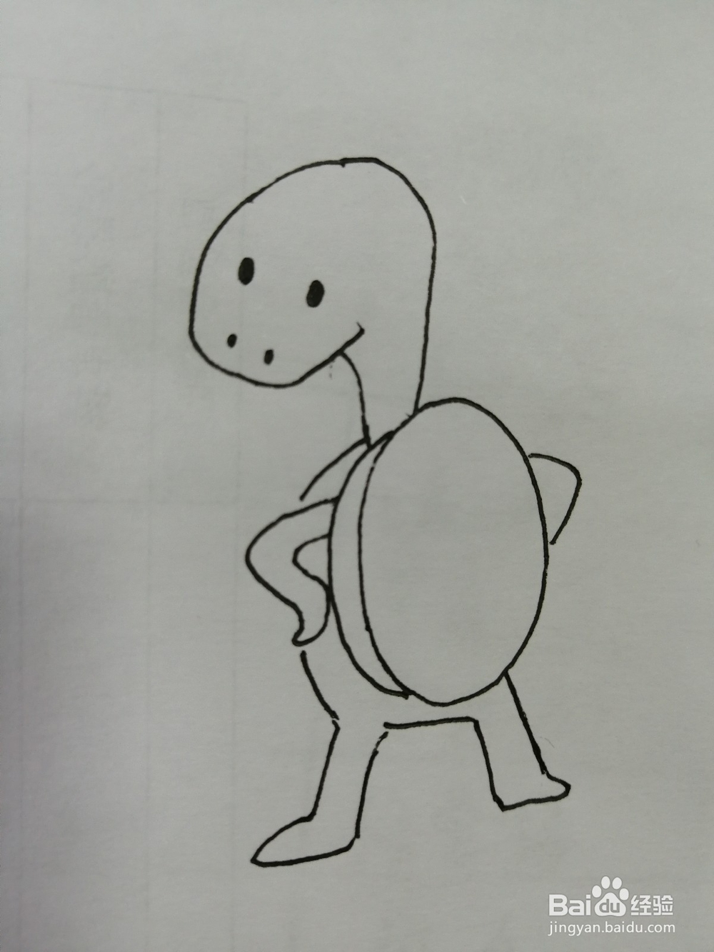 酷酷的小青蛙怎么画