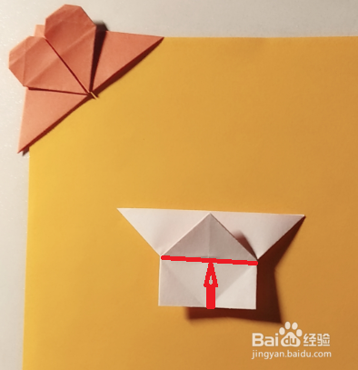 爱心书签折纸方法(一)