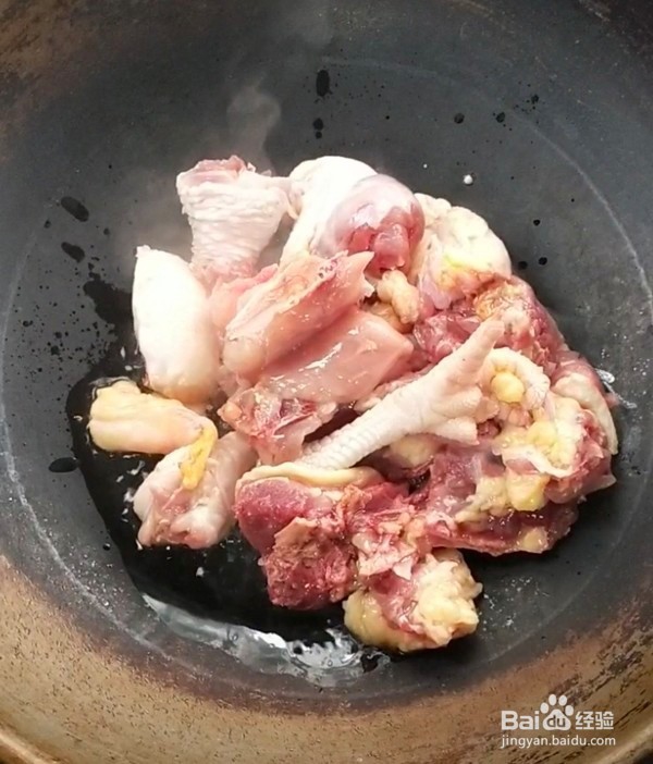 家常板栗炖油鸡