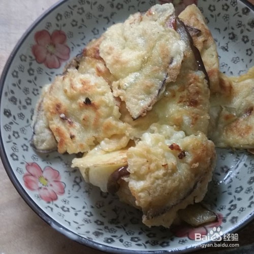 煎茄夹的做法