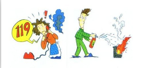 家里发生火灾时处置的小知识