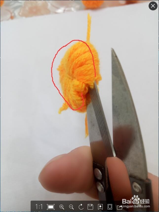 用不锈钢叉子做毛线球