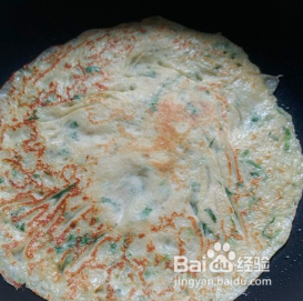 虾皮苦苣饼制作步骤