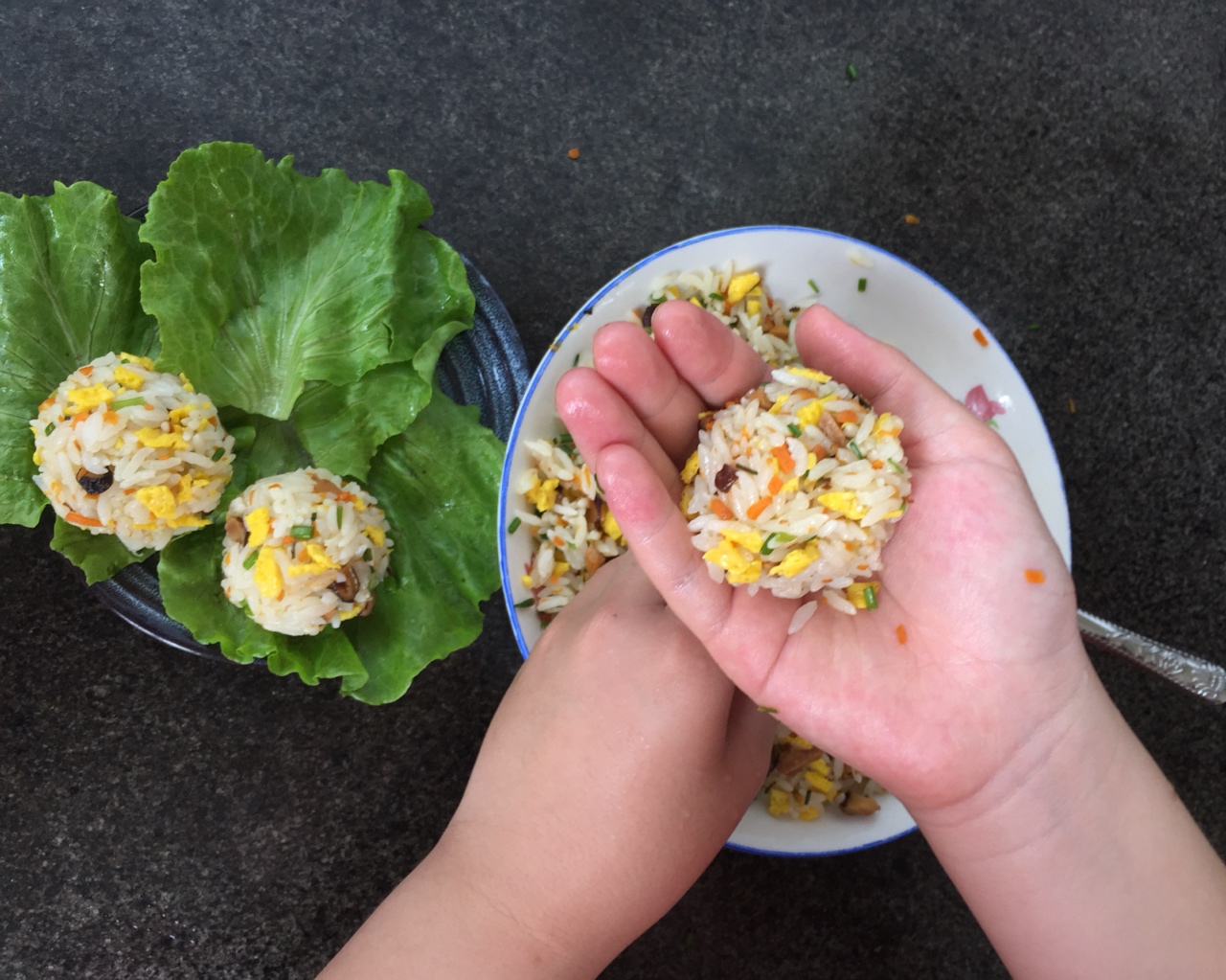 五彩饭团,最萌哒哒的食物你们吃过吗