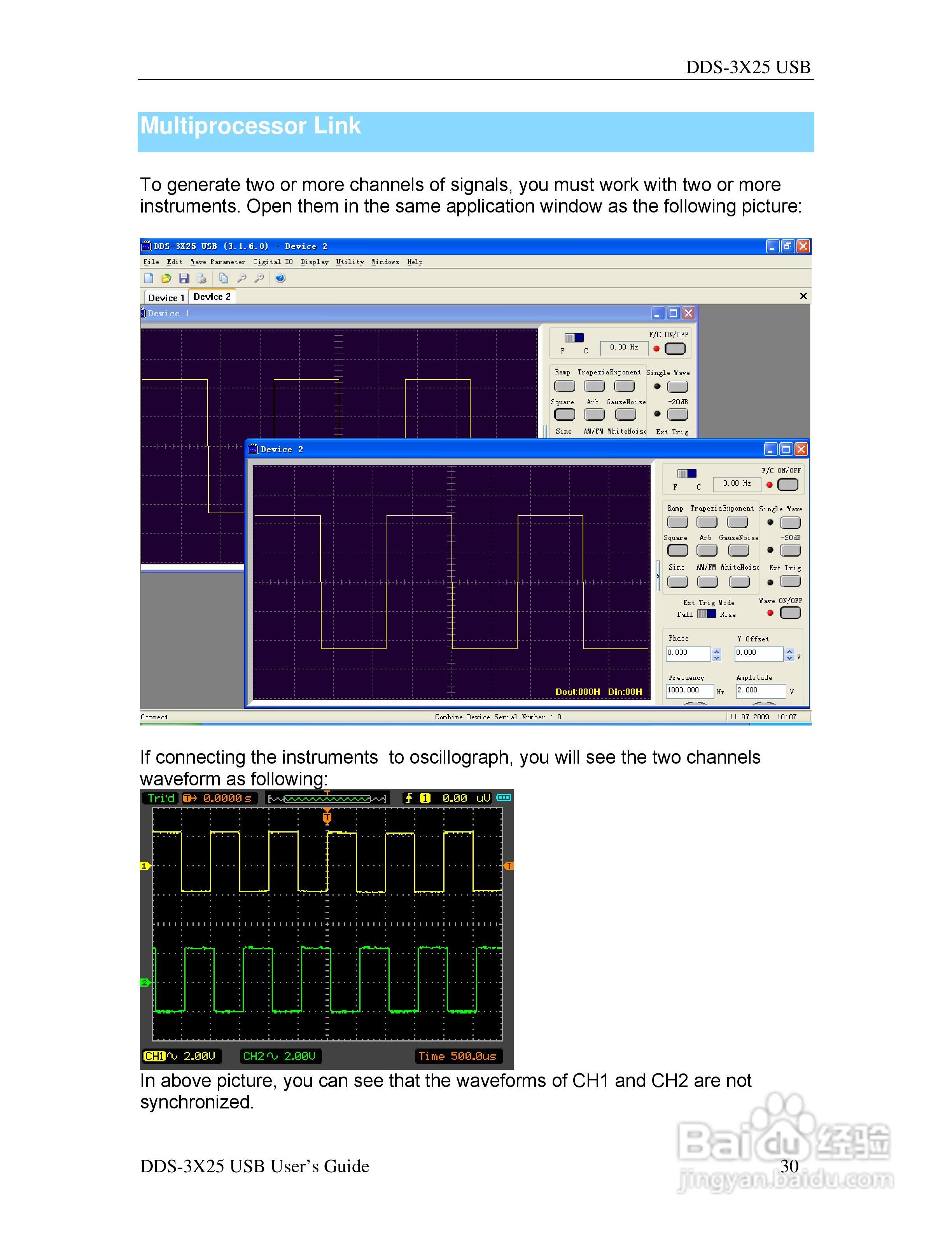 USB 函数/任意波形信号发生器 DDS-3X25说明书:[4]