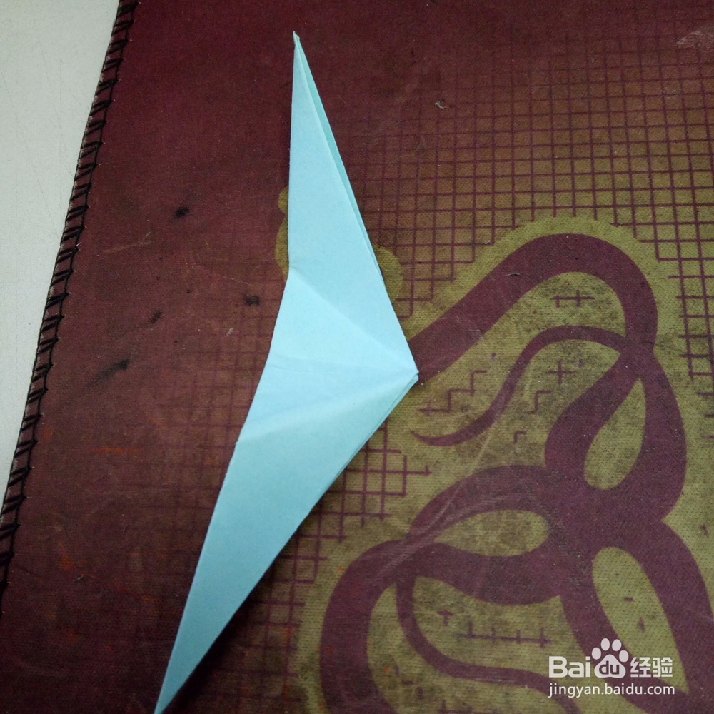 旋转花的折纸方法