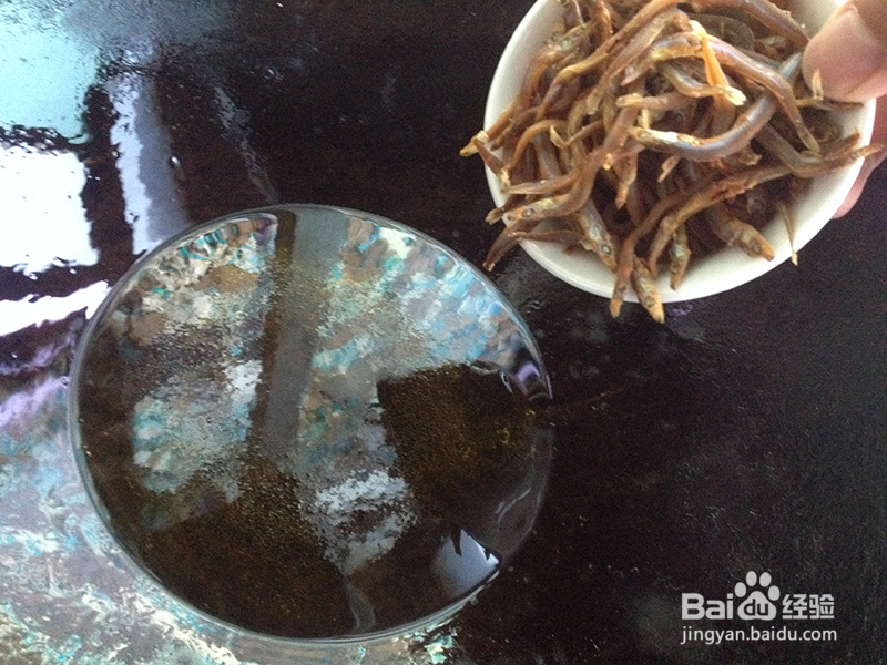 油炸小鱼豆腐丝