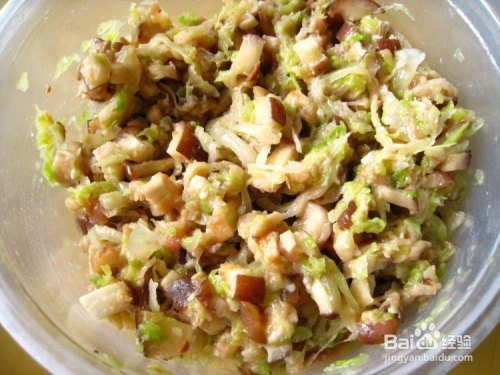 香菇白菜包子怎么做