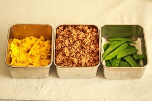 教大家做三色饭