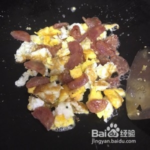 超香的香菇腊肠饭