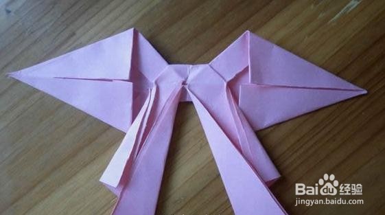 手工蝴蝶结折纸教程