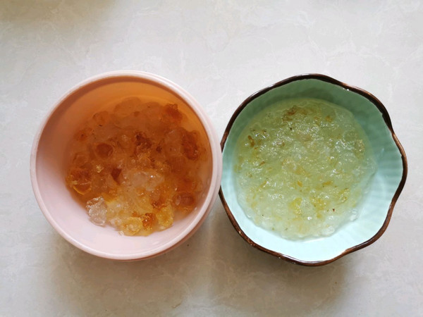 红枣桃胶银耳汤