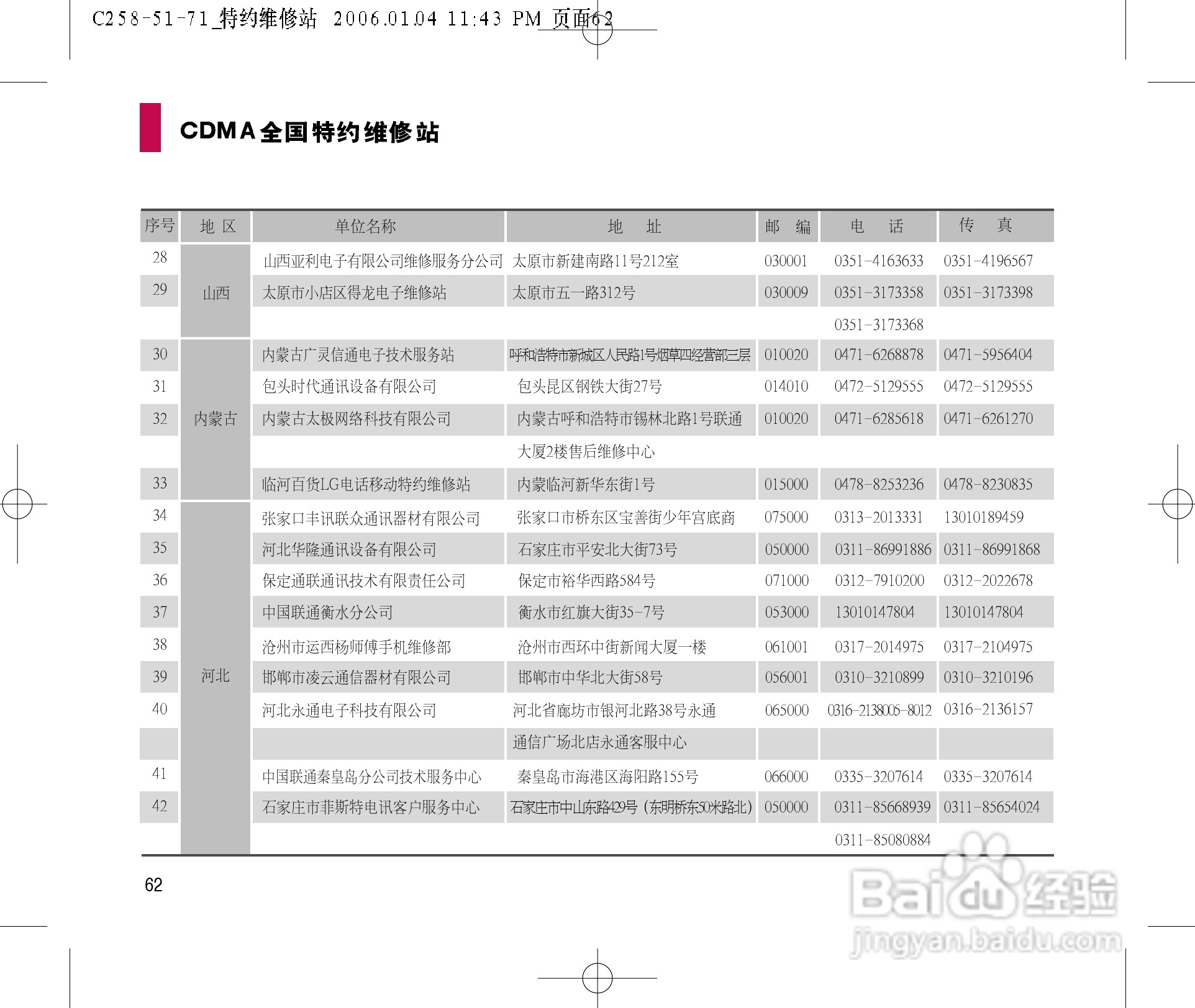 LG LG-258手机使用说明书:[7]