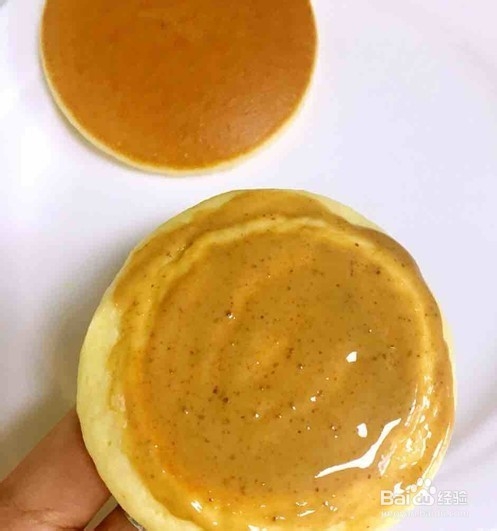 红枣花生酱夹心松饼做法