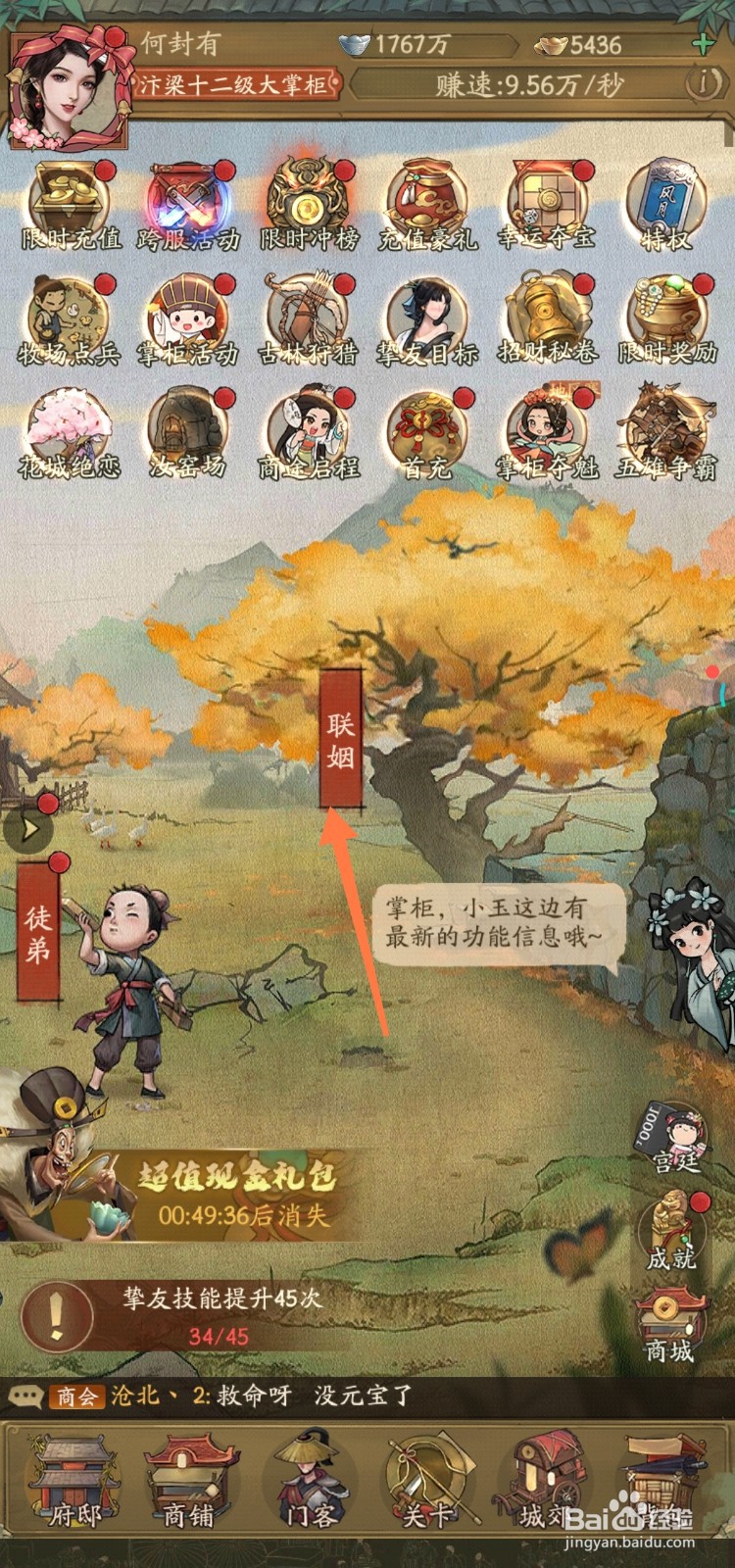 叫我大掌柜如何发起联姻