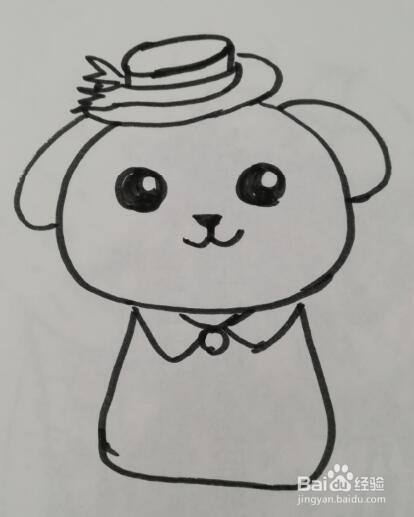 动物简笔画 小狗的画法