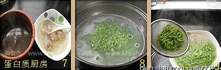 鸡汁菠菜面的做法