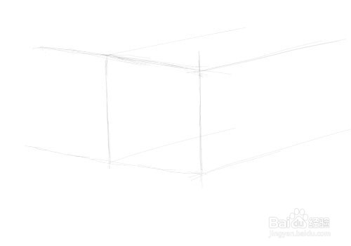 成角透视正方体绘制