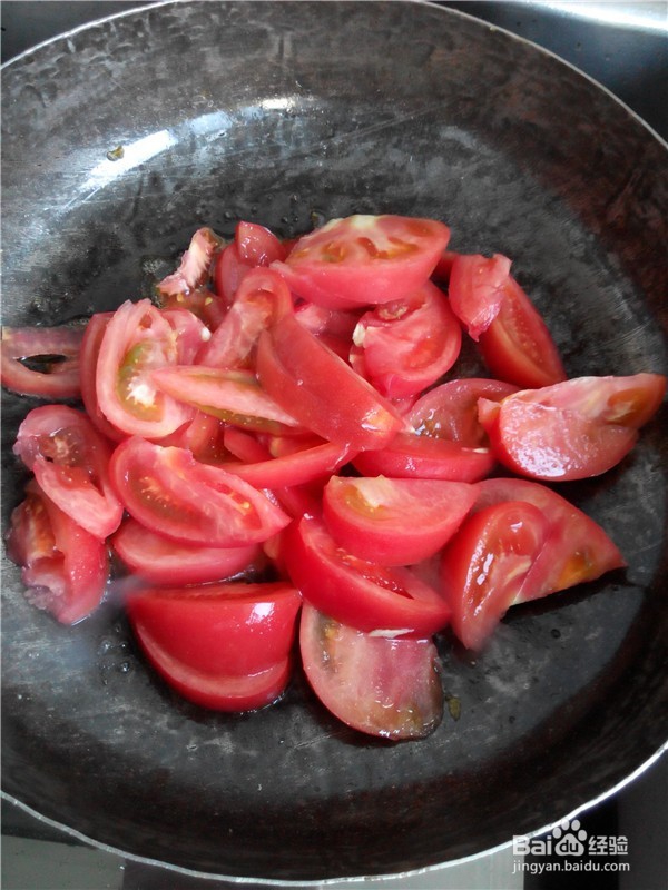 西红柿炒冻豆腐