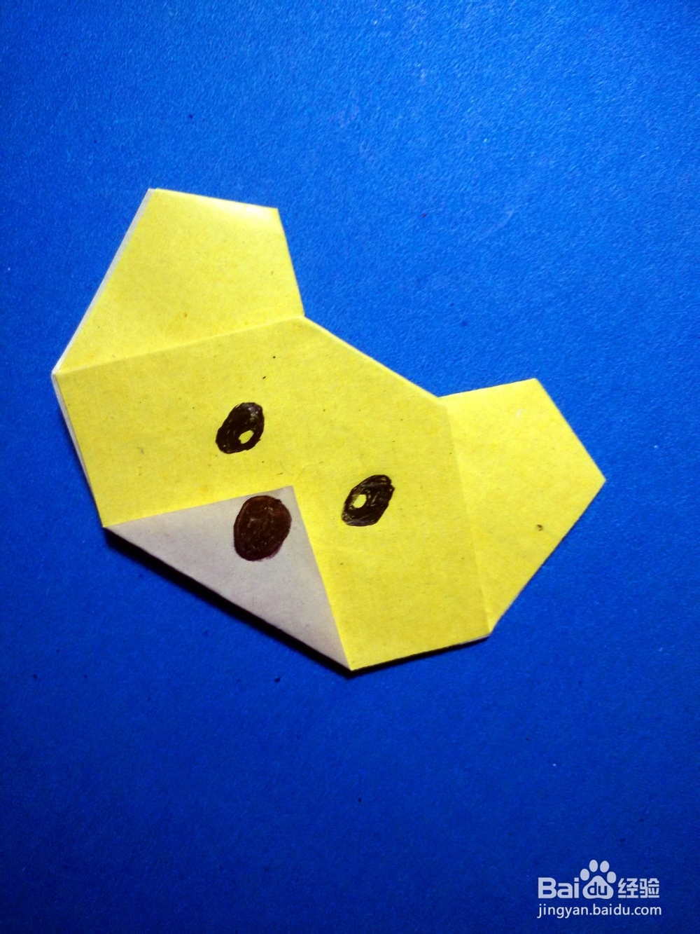 小朋友学折纸——考拉