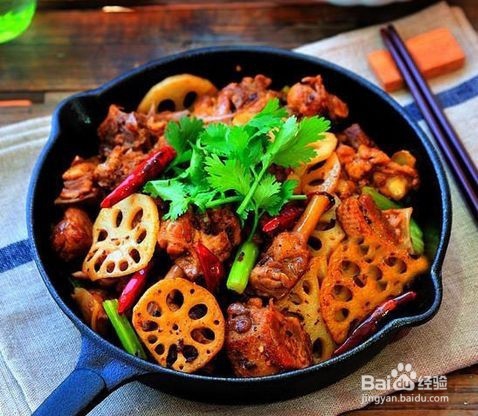 干锅鸭的制作方法